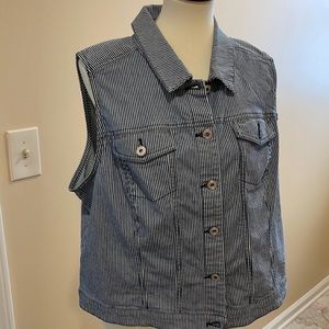 Stretch Denim Vest
